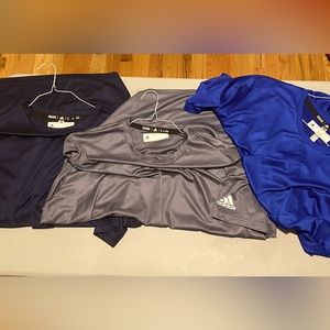 Adidas workout/tennis shirts - Lot of 3 - 3XL